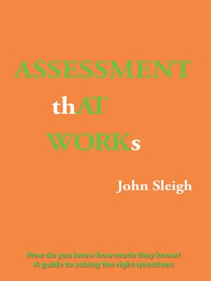 cover image of Assessment That Works
